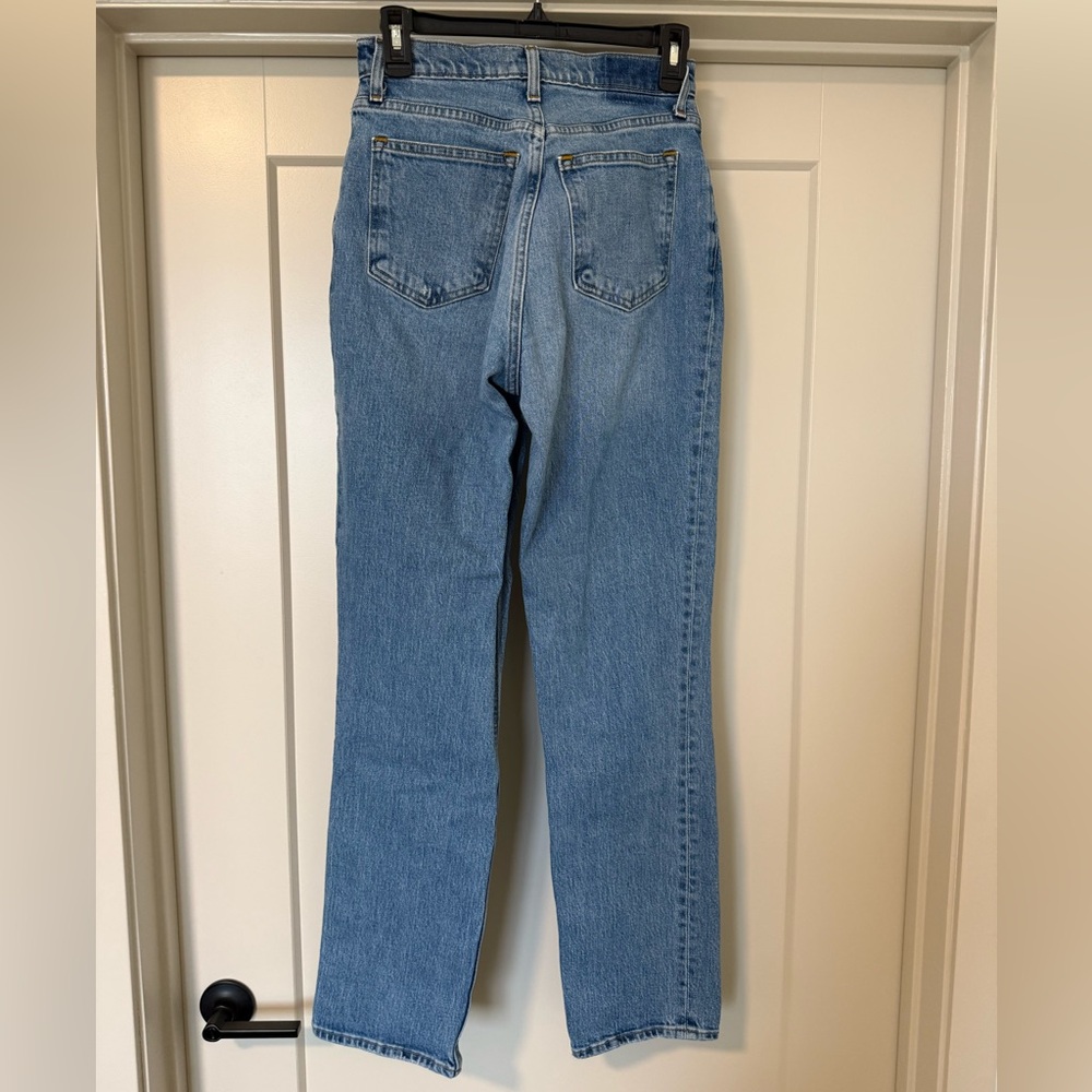 Abercrombie The ‘90s Straight Ultra High Rise Curve Love Jeans, size 4L (long) - Picture 3 of 4